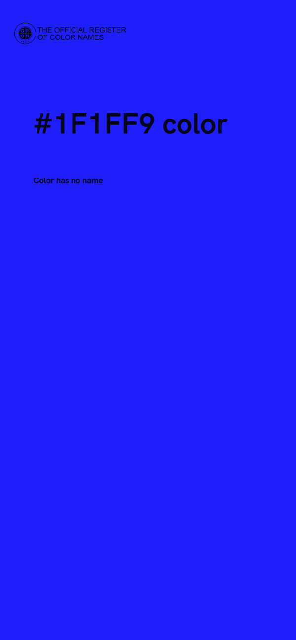 #1F1FF9 color image