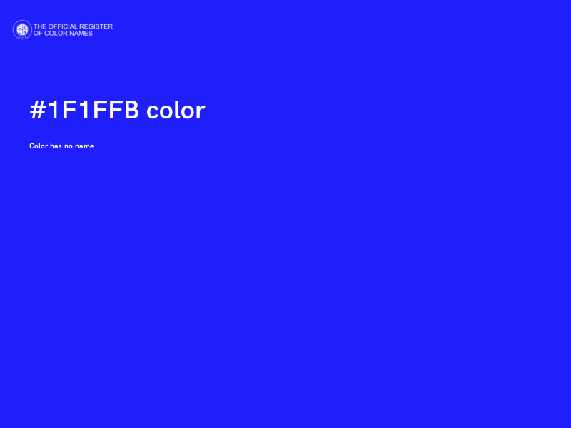 #1F1FFB color image