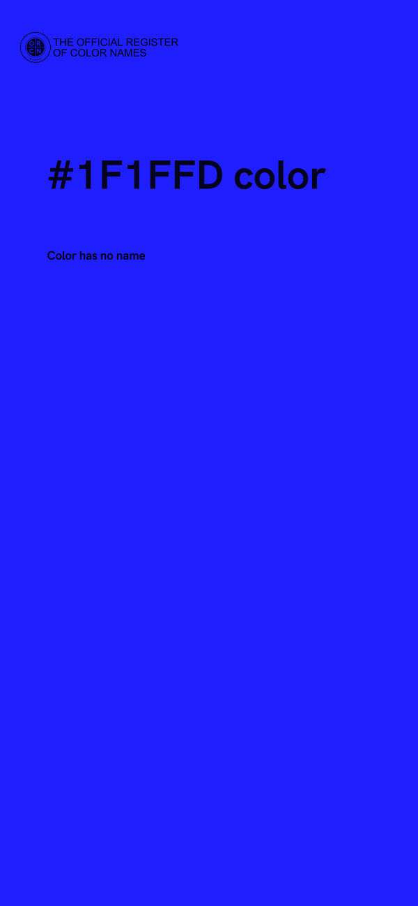#1F1FFD color image