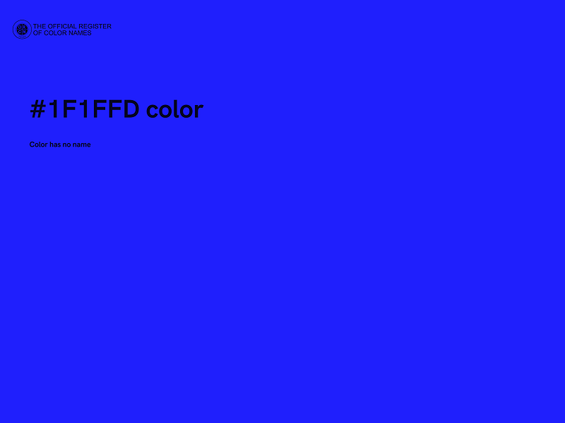 #1F1FFD color image