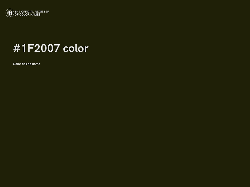 #1F2007 color image
