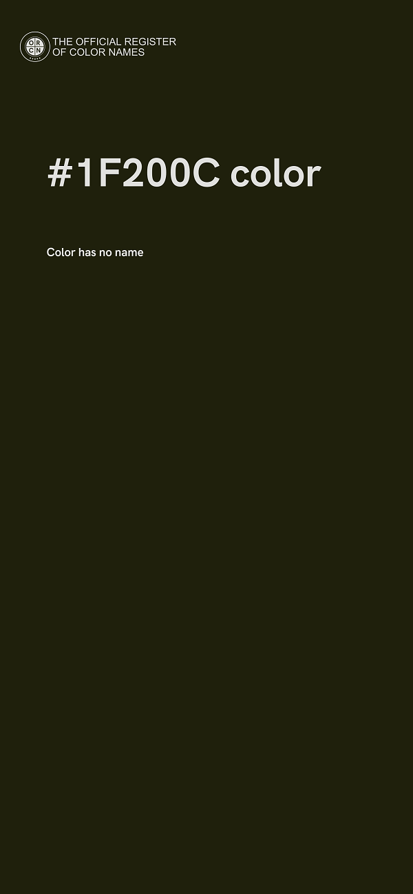 #1F200C color image