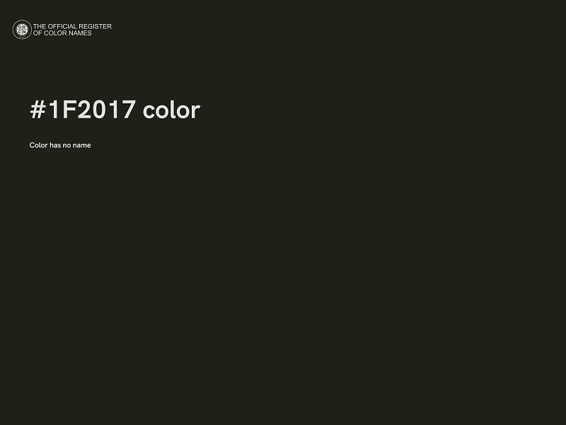 #1F2017 color image