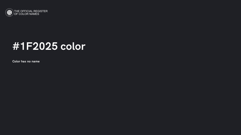 #1F2025 color image