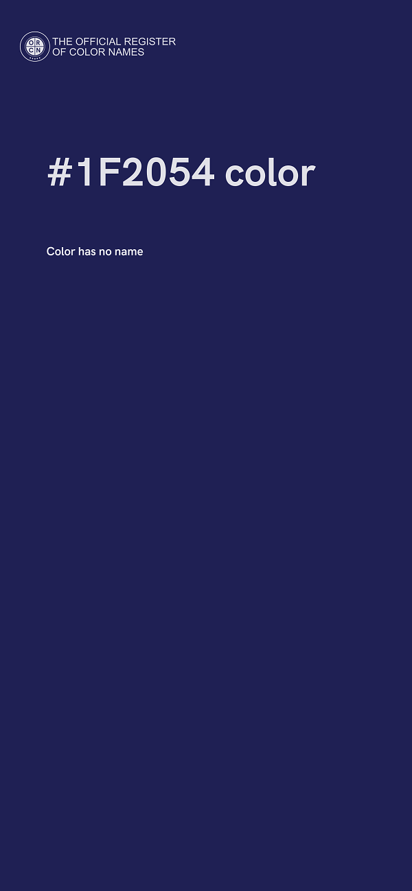 #1F2054 color image
