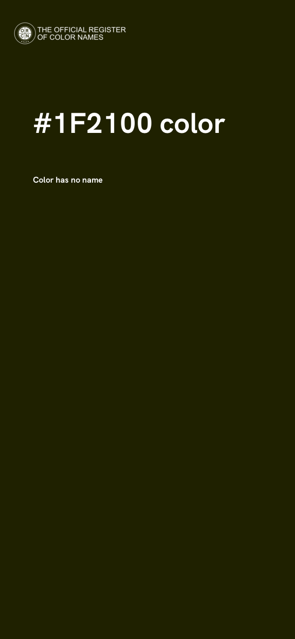 #1F2100 color image
