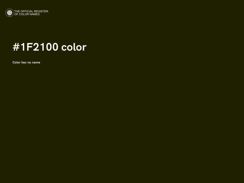 #1F2100 color image