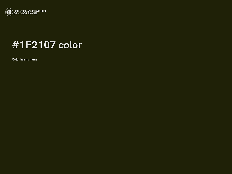 #1F2107 color image