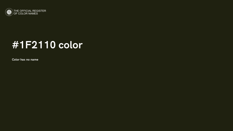 #1F2110 color image