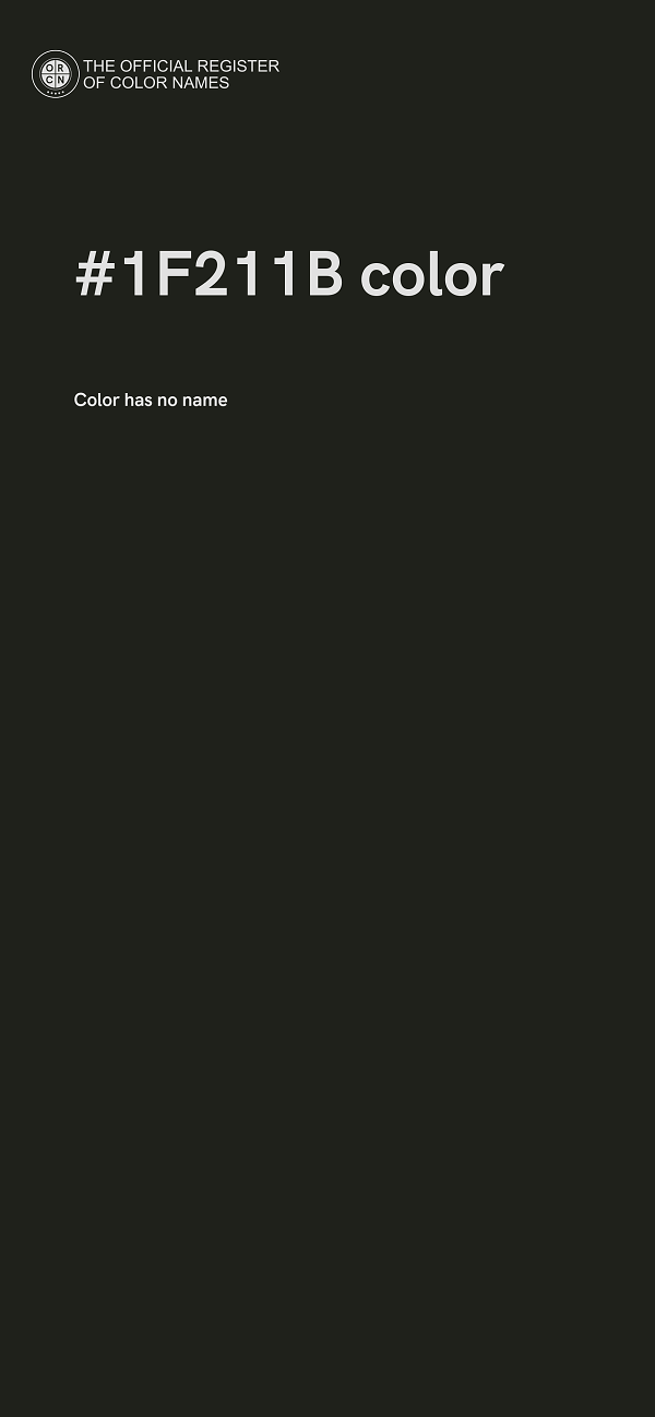 #1F211B color image