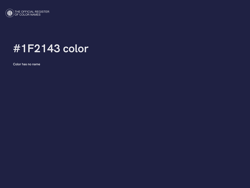 #1F2143 color image