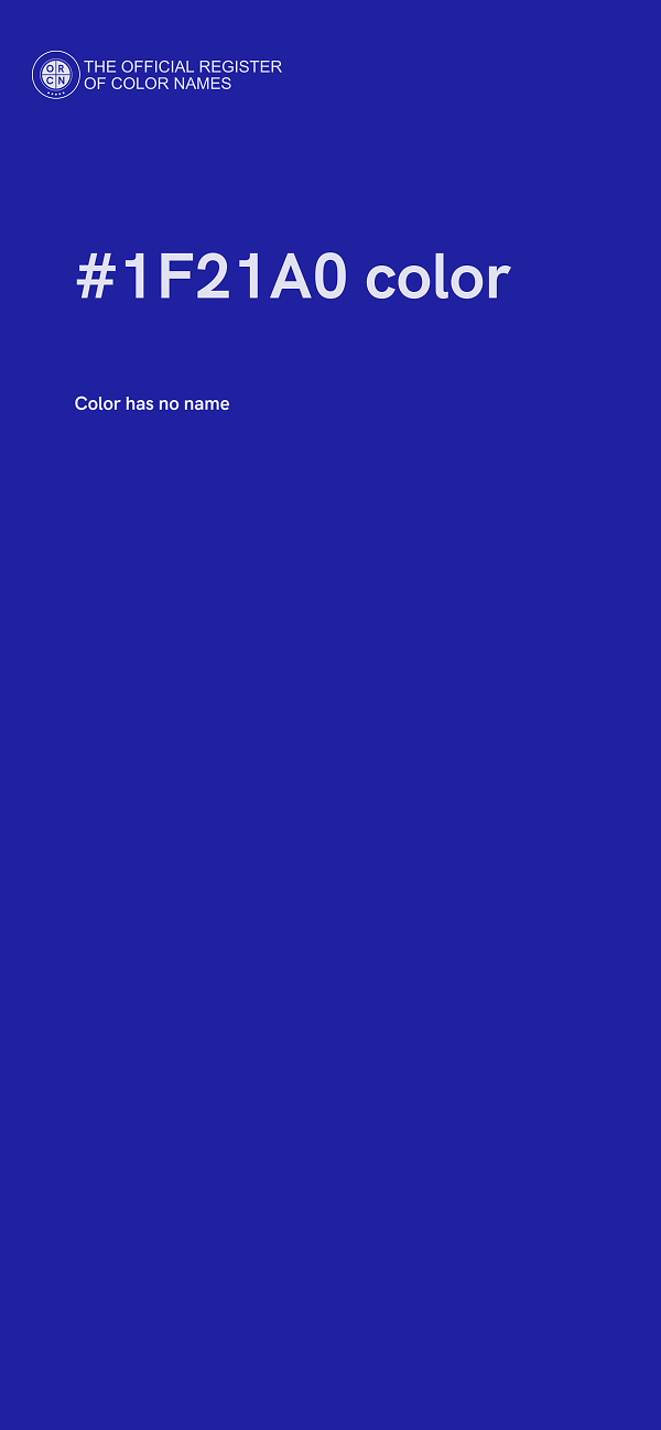 #1F21A0 color image
