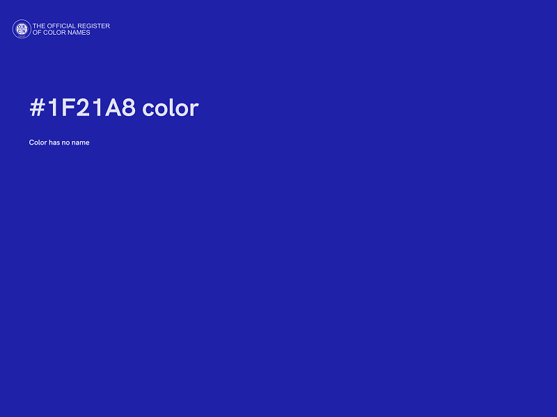 #1F21A8 color image