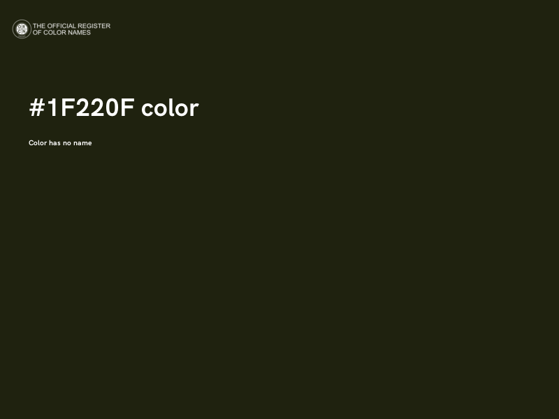#1F220F color image