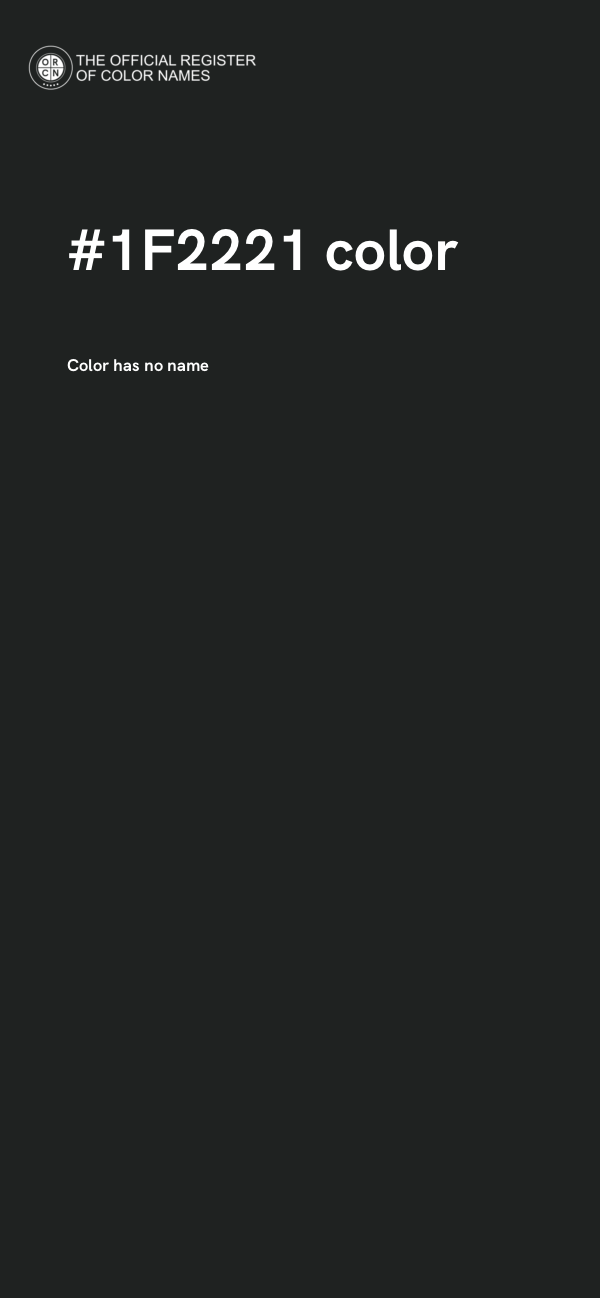 #1F2221 color image