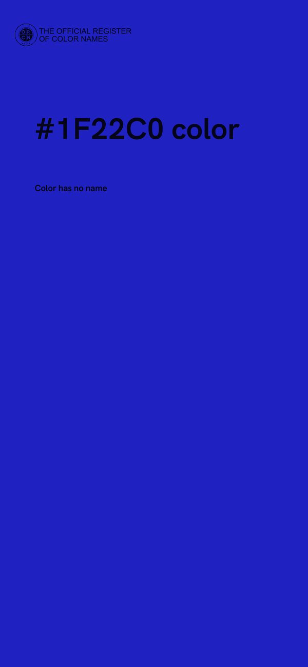 #1F22C0 color image