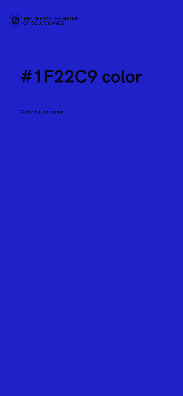 #1F22C9 color image