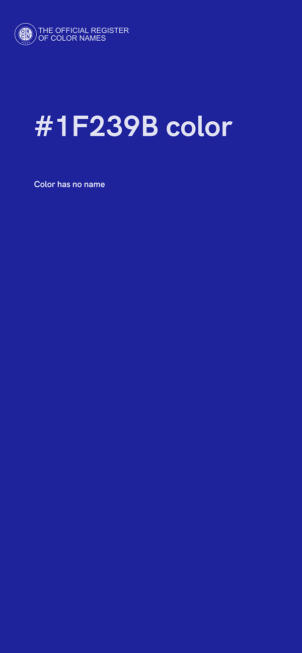 #1F239B color image