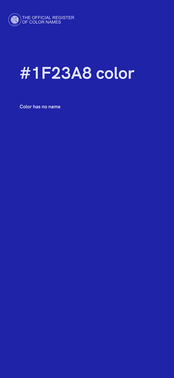 #1F23A8 color image