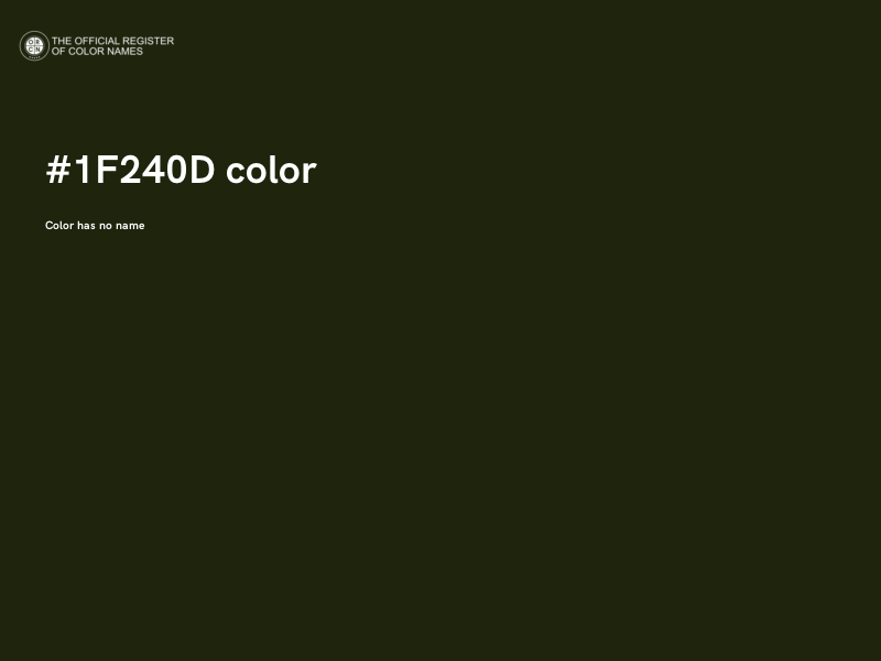 #1F240D color image