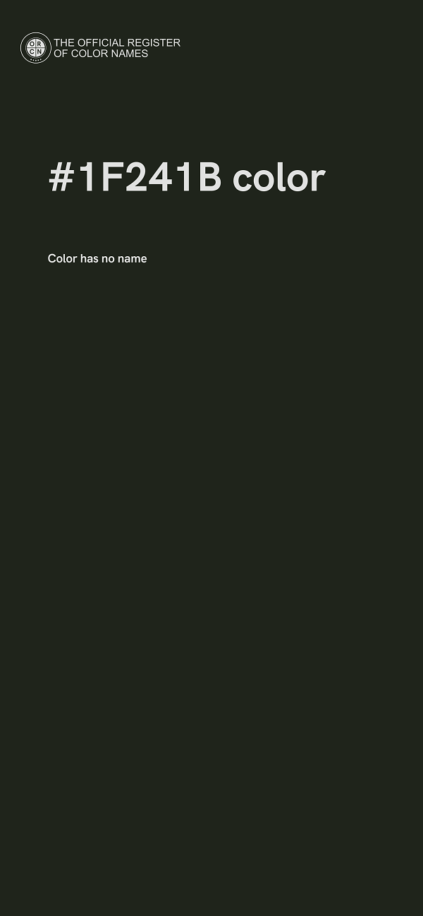 #1F241B color image