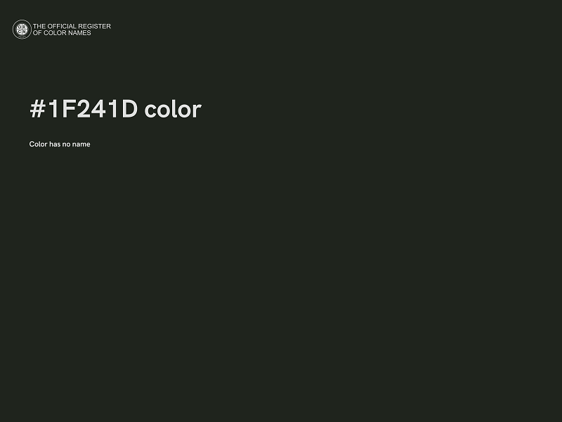 #1F241D color image