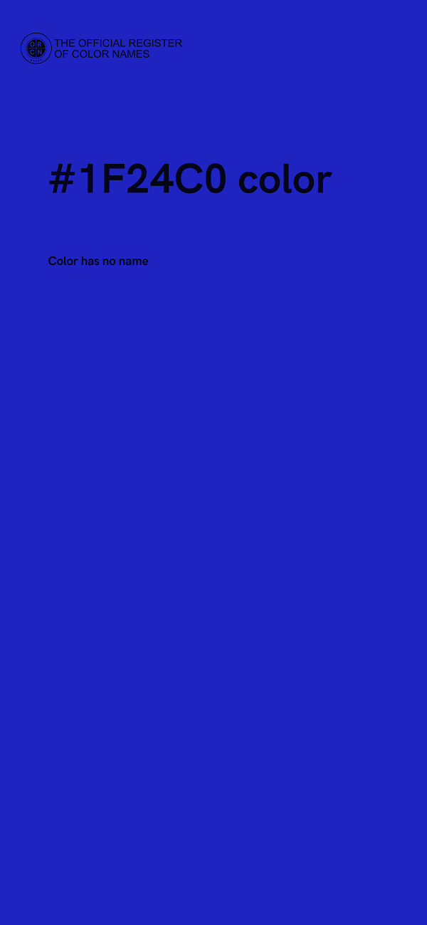 #1F24C0 color image