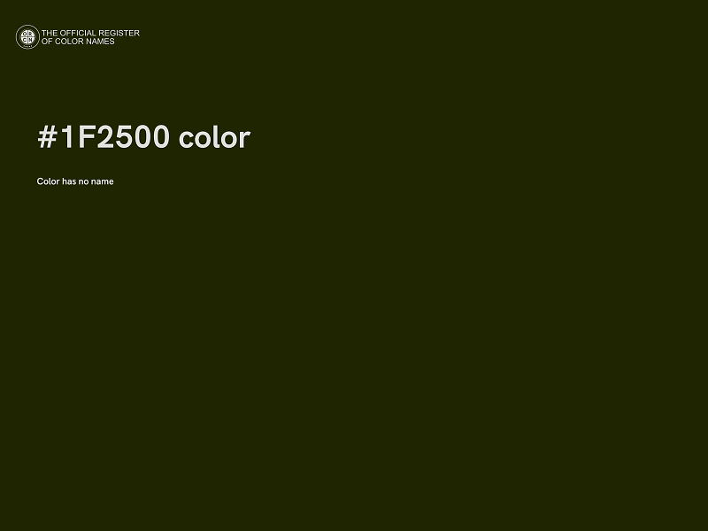 #1F2500 color image
