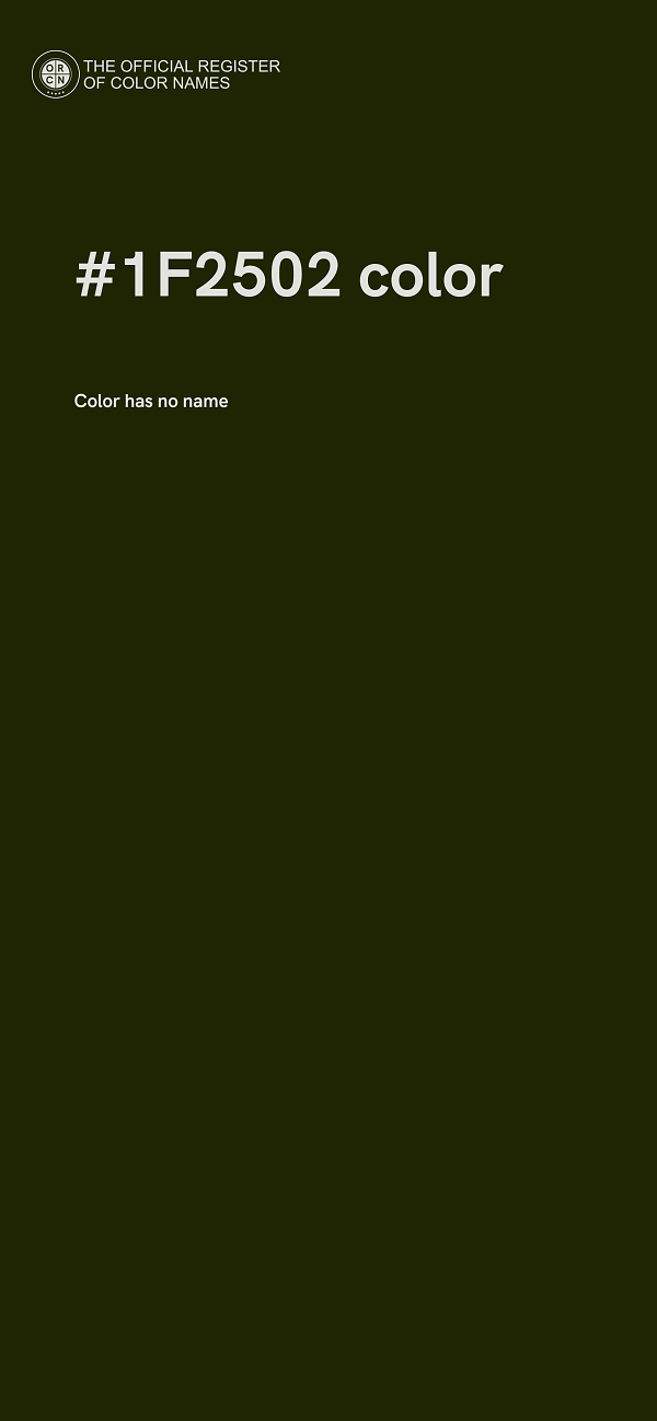 #1F2502 color image