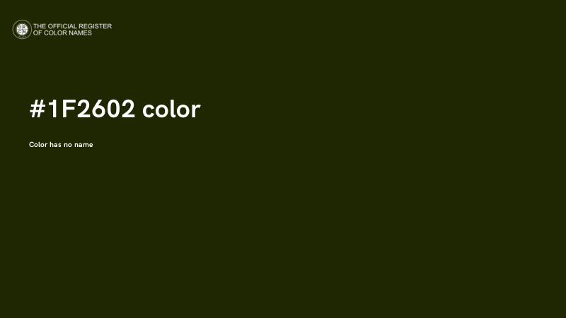 #1F2602 color image