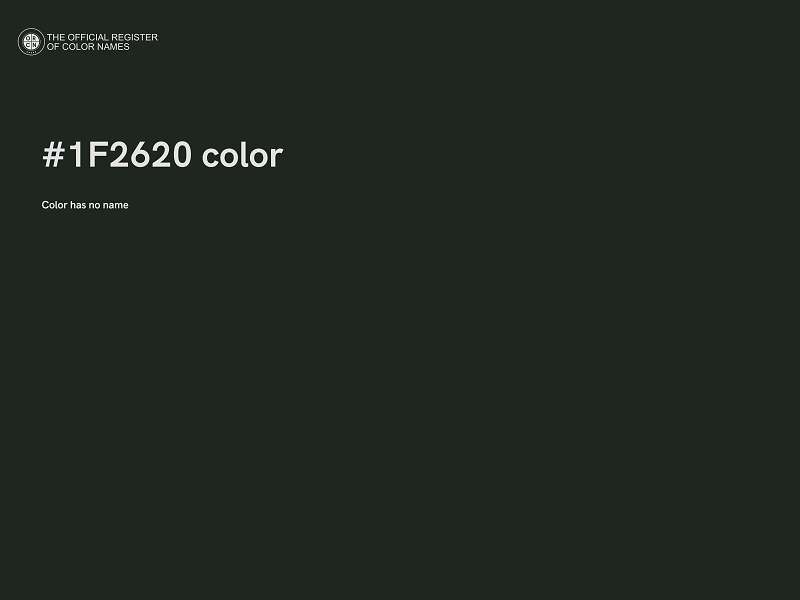 #1F2620 color image