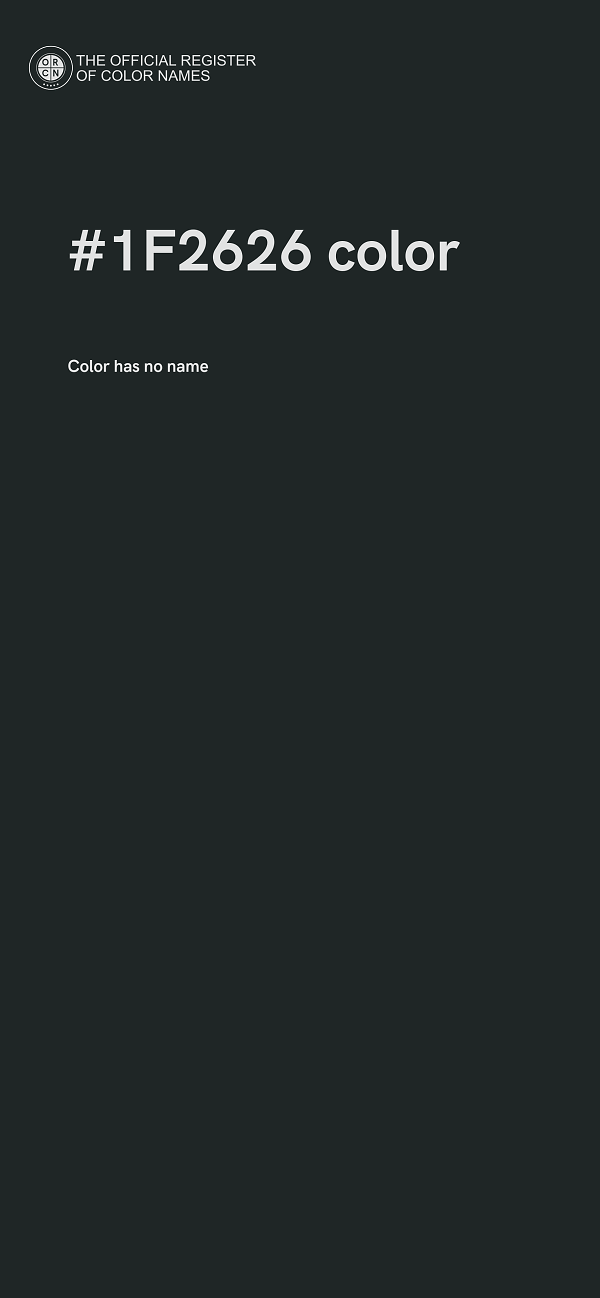 #1F2626 color image