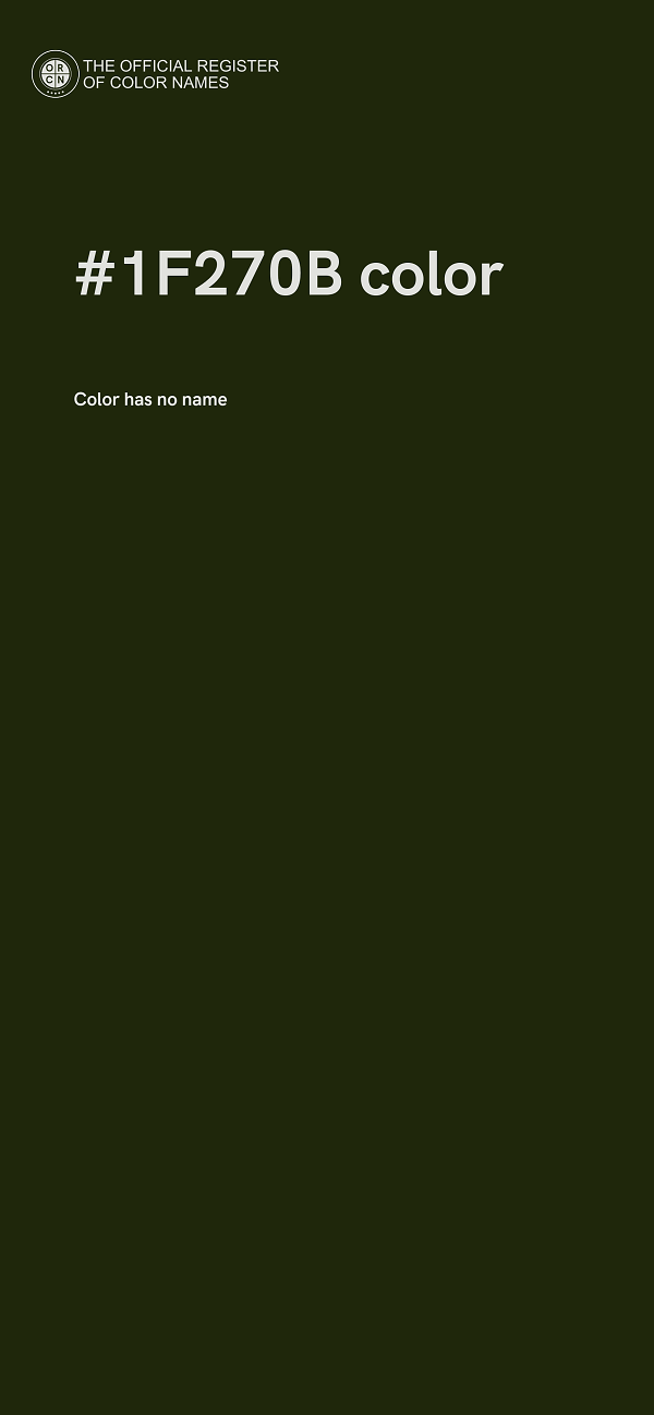 #1F270B color image