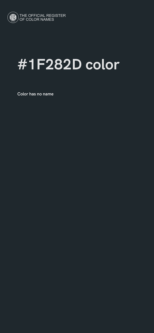 #1F282D color image