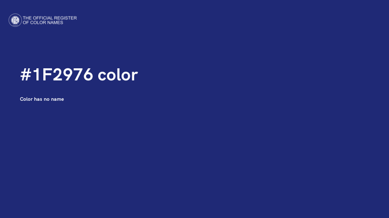 #1F2976 color image