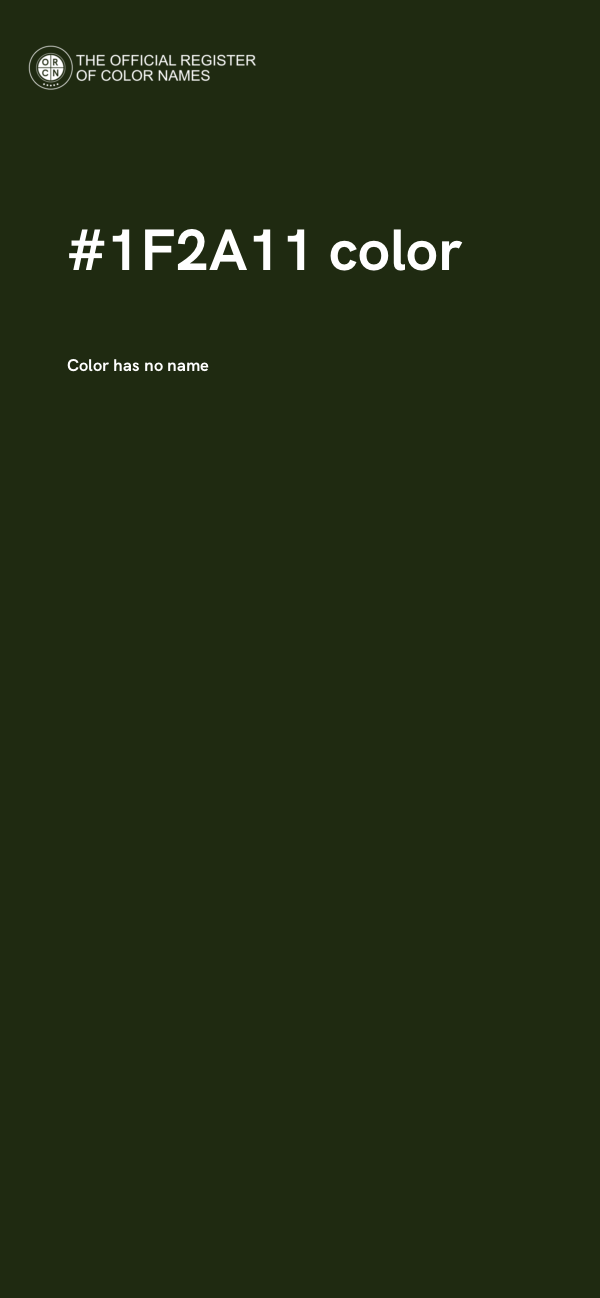 #1F2A11 color image