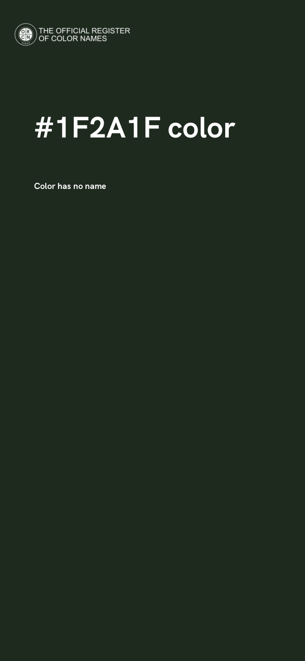 #1F2A1F color image