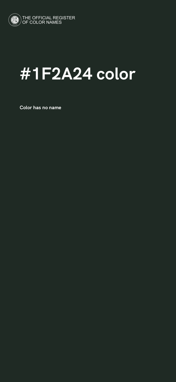 #1F2A24 color image
