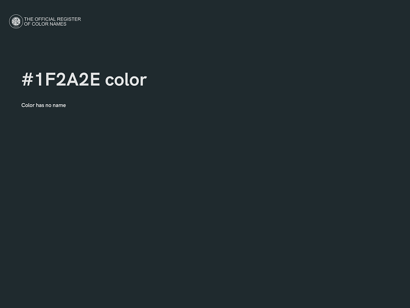 #1F2A2E color image