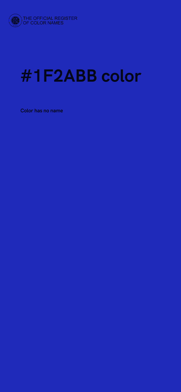 #1F2ABB color image