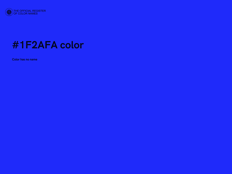 #1F2AFA color image