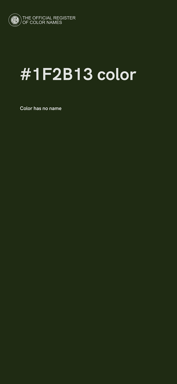 #1F2B13 color image