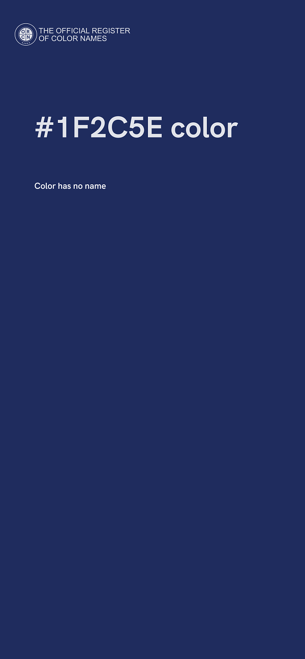 #1F2C5E color image