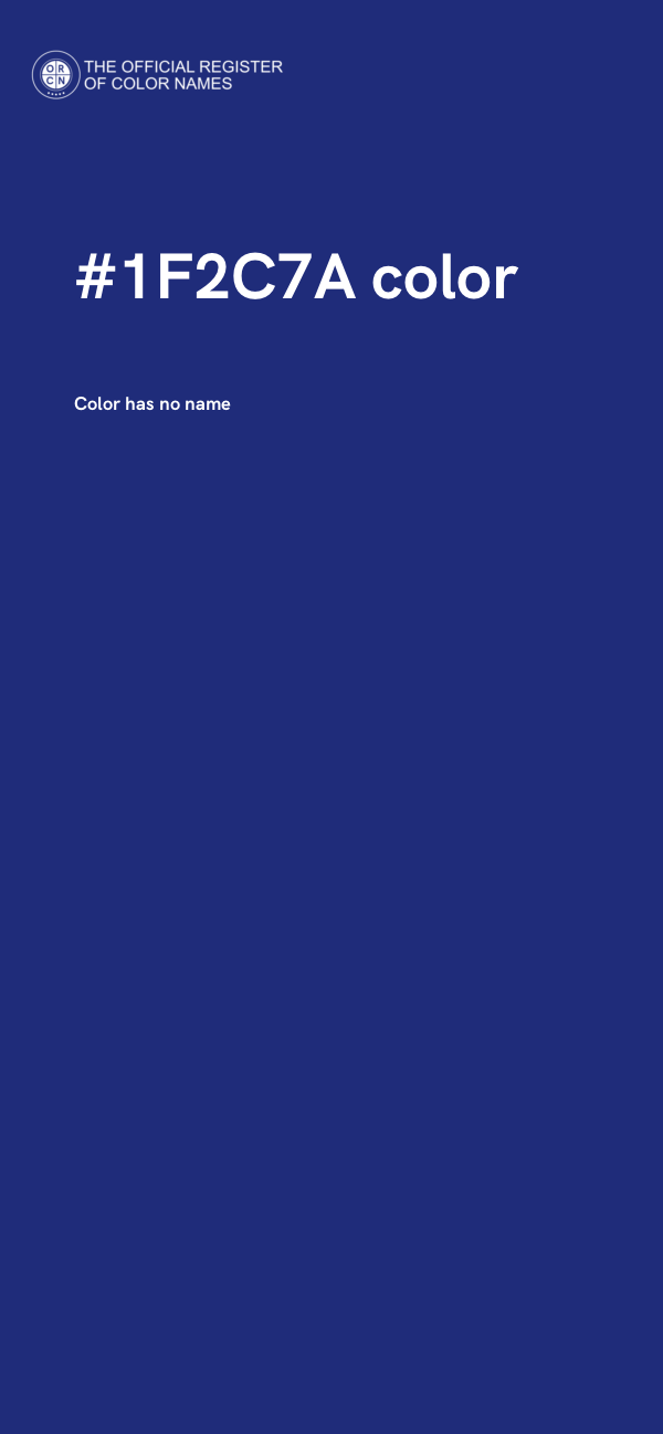 #1F2C7A color image