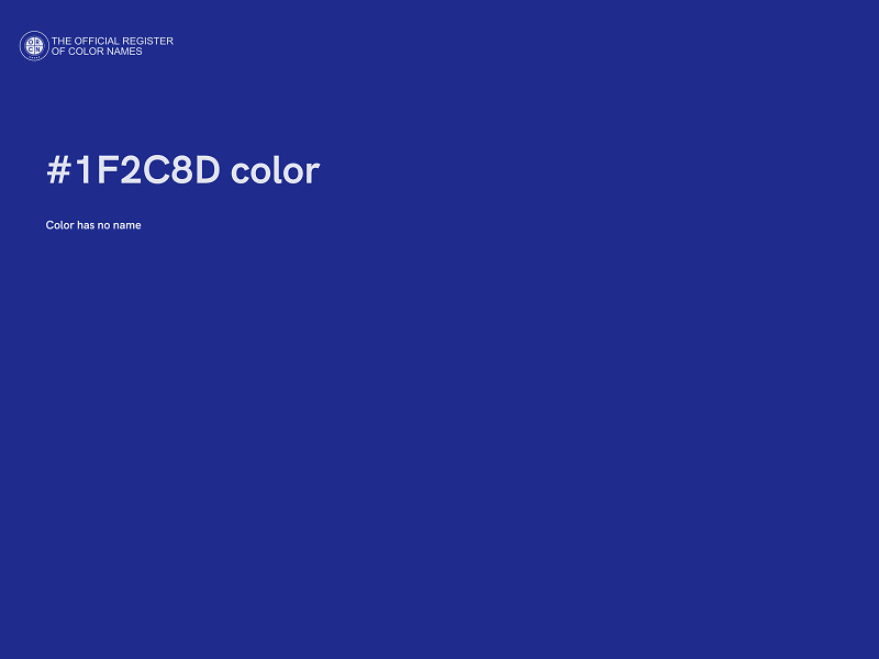 #1F2C8D color image