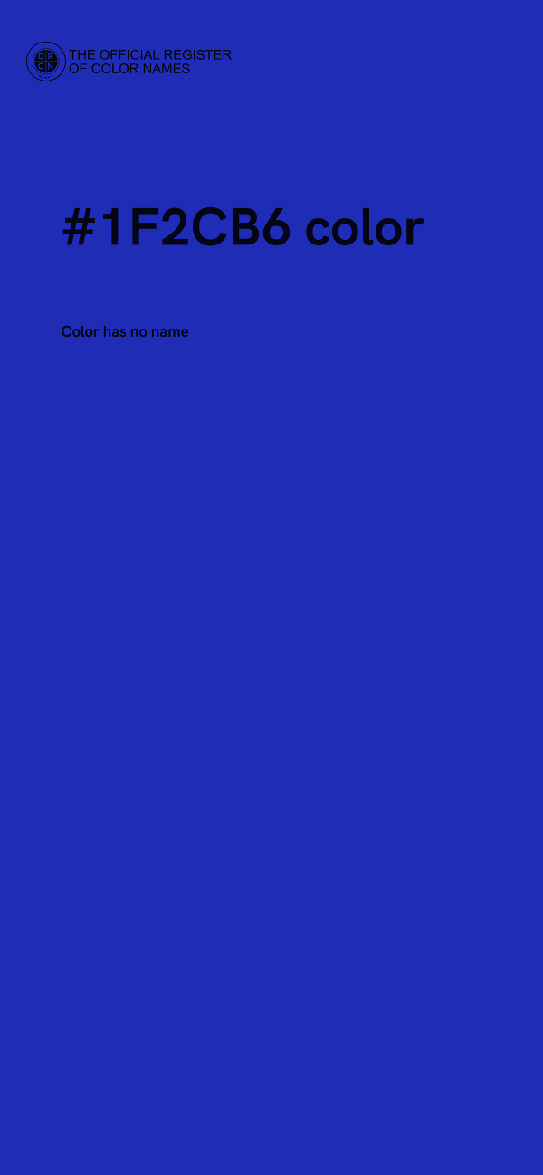 #1F2CB6 color image
