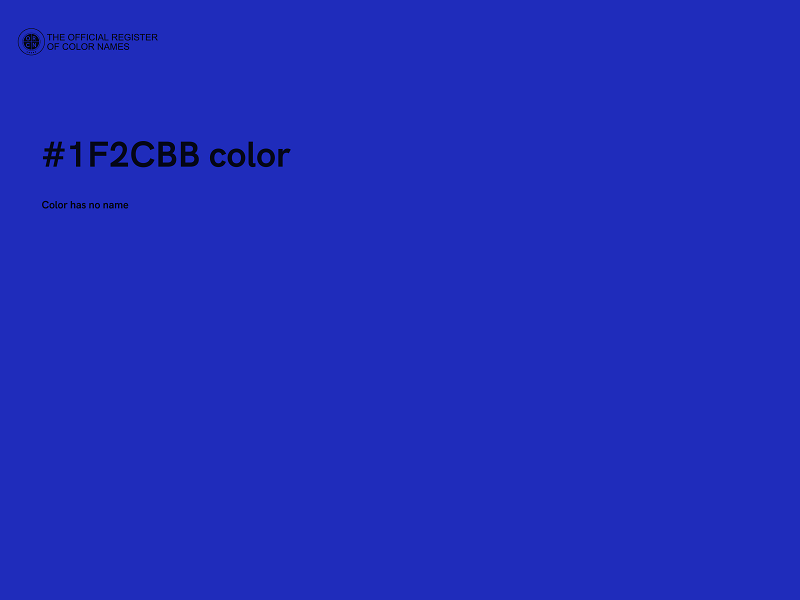 #1F2CBB color image