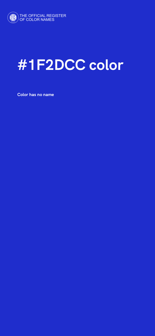 #1F2DCC color image