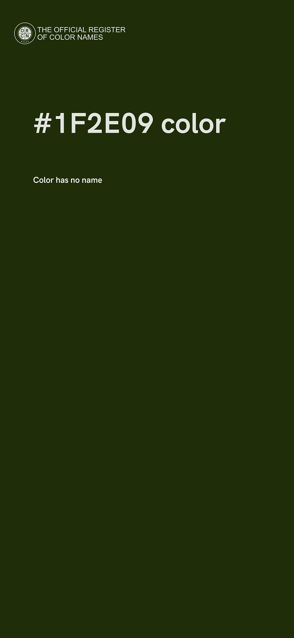 #1F2E09 color image