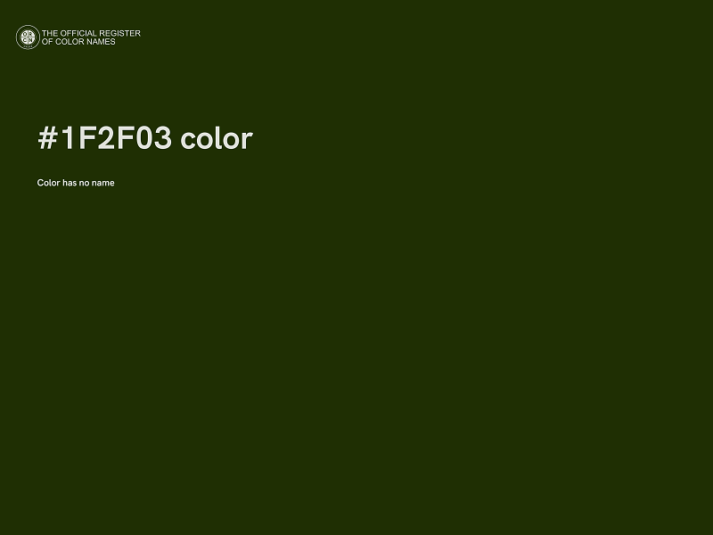 #1F2F03 color image